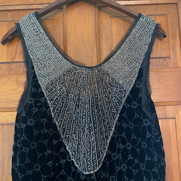 Free People Danced To Pieces Beaded Mini Dress 4 - Picture 12 of 14